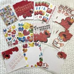 セサミストリート エルモ ボリュームレターセット　便箋　封筒　平成レトロ
