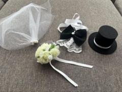 ぬいぐるみ用 結婚式コスチュームセット（4点）のサムネイル