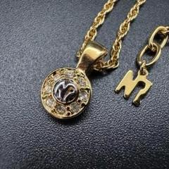 Vintage NINA RICCI N Logo Necklace