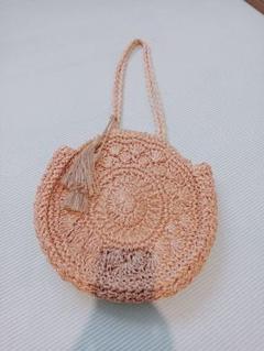 丸型 コマ編みトート BEAMS HEART