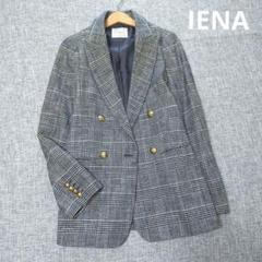 IENA グレンチェック W前ジャケット グレンチェック W前ジャケット（テーラードジャケット）｜IENA