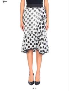 DOLCE&GABBANA ホワイト ドットマーメイドスカート fit=scale-down,w=1200
