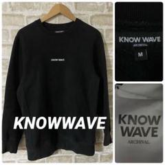 【新品未使用】KNOW WAVE ノウウェイブ  Mサイズ スウェット