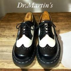 チョコチップDR.Martin's厚底ウイングチップシューズ　4 23cm チョコチップ様専用DR.Martin's厚底ウイングチップシューズ 4