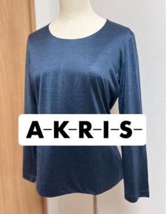 ま*る様 AKRIS アクリス　Tシャツ　ネイビー新品未使用 楽天市場】アクリスの通販