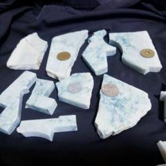 青ヒスイ 原石　Jade　硬玉　9点セット！のサムネイル