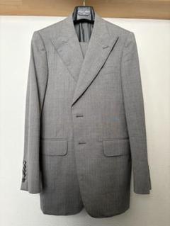 GUCCI グレー ストライプ スーツ　48R GUCCI(グッチ) シングルスーツ サイズ7-48R メンズ - グレー