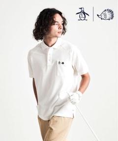 【美品】Penguin by clubhaus 長袖ポロ　白　M icefield_pbm-mlmwjb01