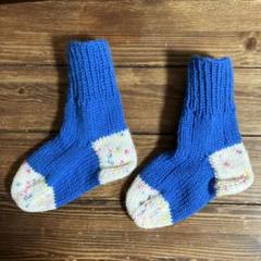 子ども用靴下　15㎝　ウール100% (1歳〜2歳)のサムネイル