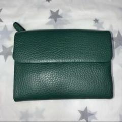 【牛本革】二つ折り財布 レザー 折りたたみ お札入れ 小銭入れ付き