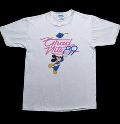ビンテージ　ディズニー　Tシャツ　ミッキー　Grad Nite 80s 青タグ