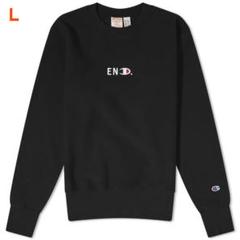 END. × CHAMPION REVERSE WEAVE CREW SWEAT