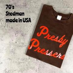 70's Stedman HI Cru USA製　シングルステッチ　Tシャツ