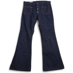 BISON 70s Vintage フレア ベルボトムデニム セーラー パンツ