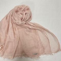 【新品未使用】ファリエロサルティ　くすみピンクストール Faliero Sarti - amet at ladoue コットンストール オレンジ