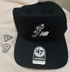 newbalance限定キャップ黒 スペシャルBOX入 ワッペン付 大谷翔平 New Balance 大谷翔平 シグニチャーキャップ 渋谷Pop up限定 黒