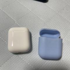 超美品 使用少 シリコンケース付きAppleAirPods第2世代 アップル純正