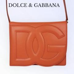 DOLCE&GABBANA クロスボディ ショルダーバッグ DGロゴ オレンジ