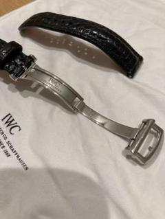 IWC Dバックル　筆記体　16mm ステンレススチール 純正品】IWC Dバックル 16㎜