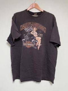 ハーレー Tシャツ ピンナップガール 2013年 両面プリント