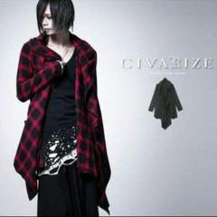 civarize V系　ロック j　チェライダース　ドレープ　赤2