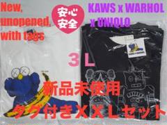 XXL☆新品☆UNIQLO×KAWS＋WARHOL カウズ+ウォーホル 2枚5