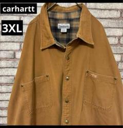 【人気】カーハート　ダックジャケット　ダック生地　3XL 90s 旧タグ 人気】カーハート ダックジャケット ダック生地 3XL 90s 旧タグ