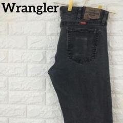 【希少】ラングラー　authentics　ブラックデニム　ジーンズ　1468 古着 ラングラー Wrangler ブラックデニム ストレートデニム