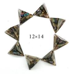 No.518 レジンパーツ カボション ピアス イヤリング 三角形