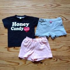 Honey Candy Tシャツとショートパンツセット70-80サイズ