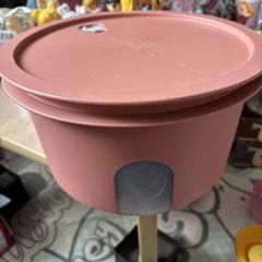Tupperware ジャイアント　ピンク 蓋付き　味噌仕込み　漬け物容器 Tupperware ジャイアント ピンク 蓋付き 味噌仕込み 漬け物容器