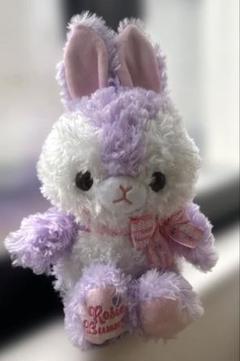 ファンシーアラモード＊バニーのroseちゃん＊うさぎ＊ぬいぐるみ＊ミラー付き 抱きつきアニマル／うさぎのモモ-S(W110×D115×H190 モモ): 廃番