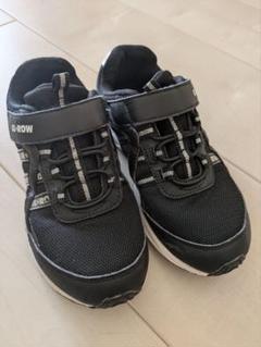 キッズスニーカー 22.0 GL-ROW 黒