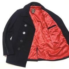 ✨極美品✨希少✨ショット ピーコート ウール ダブル 赤裏地 USA製 38 ✨極美品✨希少✨ショット ピーコート ウール ダブル 赤裏地 USA