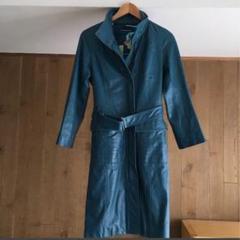 【美品】ヴィヴィアンタム　ツイード チェスター コート 裏地総柄 アイボリー 1 VIVIENNE TAMヴィヴィアンタム 裏地柄 牛革 レザー ロング