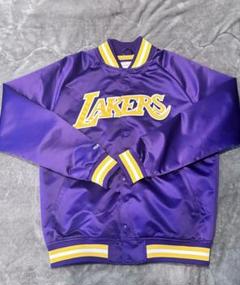 Mitchell & Ness Lakers スタジャン Mサイズ