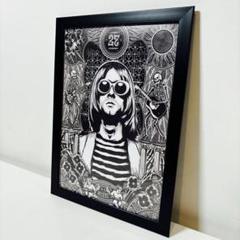ニルヴァーナのカート・コバーン、未公開のものを含む貴重絵画が