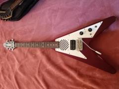 Greco MINI Flying V フライングV  赤　グレコ　アンプ内蔵 Yahoo!オークション -「グレコgrecoフライングv」(ギター) (楽器