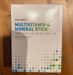 KANON様 シナジー　マルチビタミン&ミネラルスティック 4箱セット ☆きのこ様☆1箱 マルチビタミン&ミネラルスティック シナジー