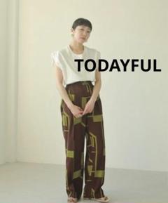 2025年最新】ジオメトリック パンツ todayfulの人気アイテム