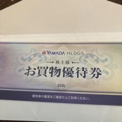 ヤマダホールディングス 買物優待券5000円分(500円×10枚)のサムネイル