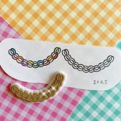 輪かざり① 消しゴムはんこ