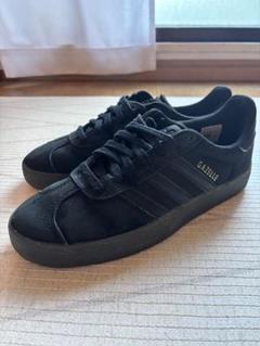 adidas Gazelle ガゼル　ブラック ゴールドロゴ　26cm