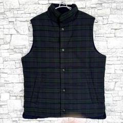 MACKINTOSH マッキントッシュ チェック柄中綿リバーシブルベスト 38