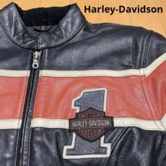 ハーレーダビッドソン 本革 ma-1風　レザージャケット M Harley-Davidson ハーレーダビッドソン レザージャケット M 本革