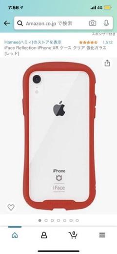 iPhone - iPhoneXR64GBレッドifaceケース(スマホリング)付き⭐️お値下げ中 iFace公式｜スマホリング｜FlatType