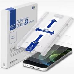 EAガラス iPhone 16用 フルカバー 強化ガラスシールド 2パック