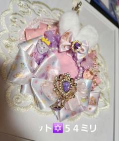 ロゼット　痛ロゼット　５７ミリ　うさ耳　耳付き　ゆめかわ　平成女児