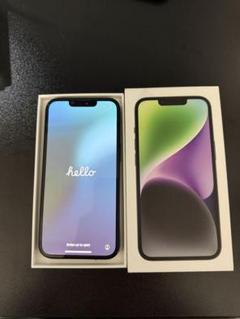 Apple iPhone 14 ミッドナイト　本体 充電ケーブル付き