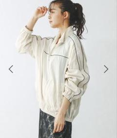 【美品】グローバルワーク エアかるスポーティーブルゾン アイボリー Fのサムネイル